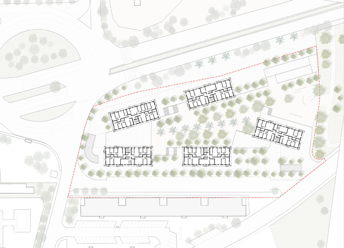 Public Housing in Guadaira typical floor plan